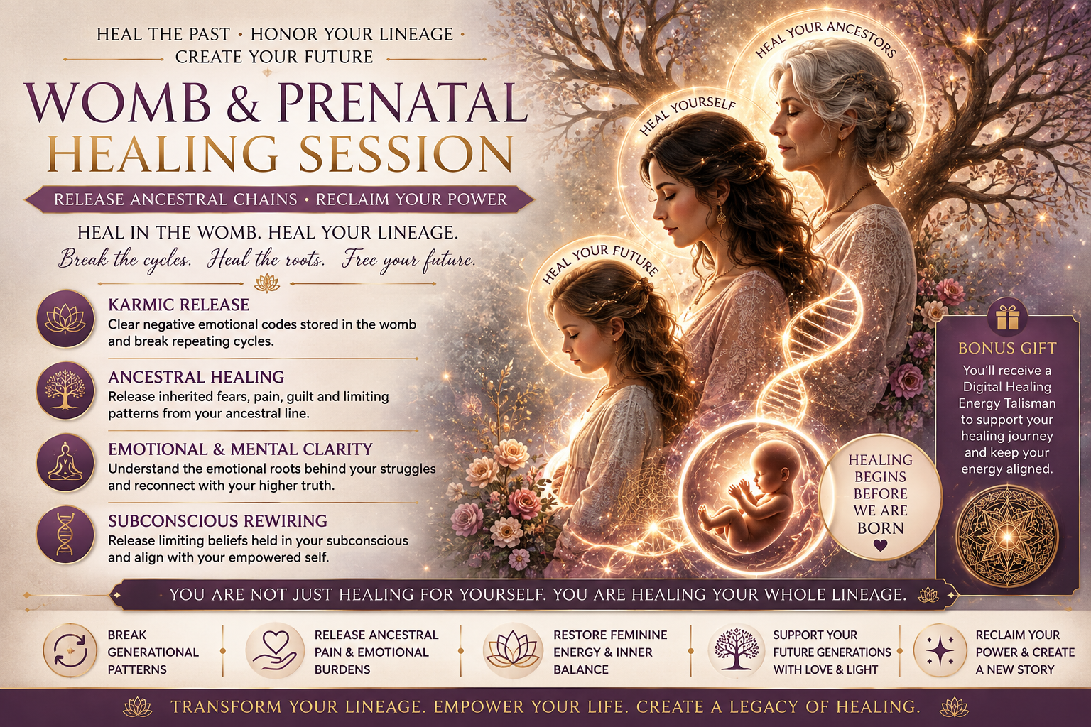 Womb & Prenatal Healing